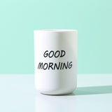 'Good Morning' Toothbrush Holder