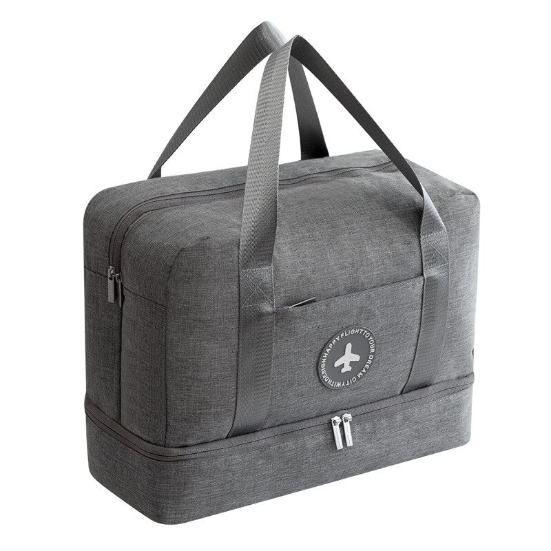 Travel Duffle Bag with Shoe Compartment