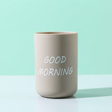 'Good Morning' Toothbrush Holder