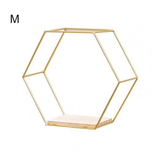 Floating Hexagon Shelves