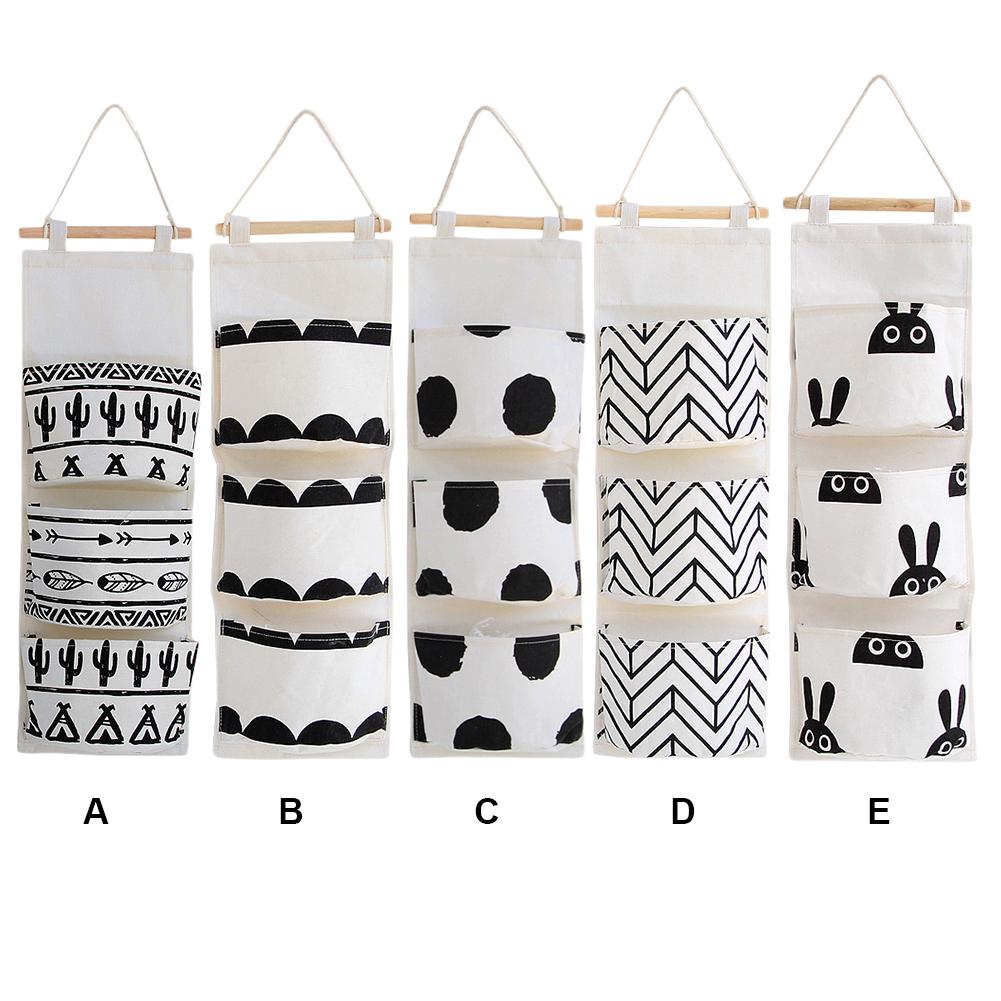 3 Pouch Hanging Hanging Storage Organisation