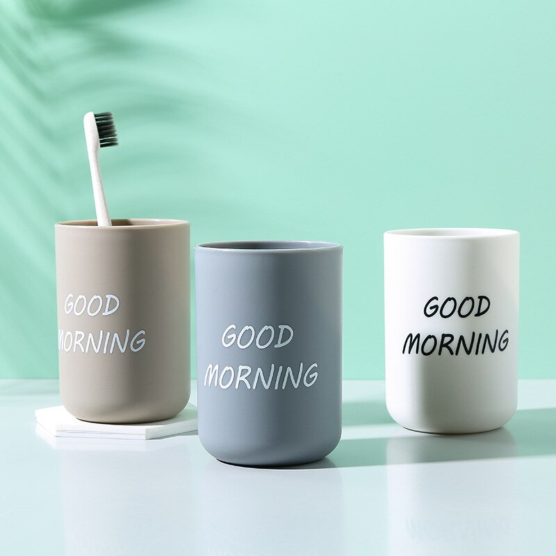 'Good Morning' Toothbrush Holder