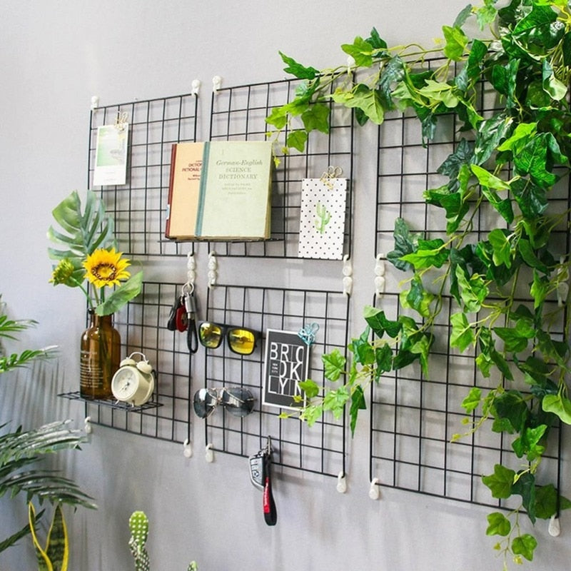 Metal Square Grid Wall Organiser