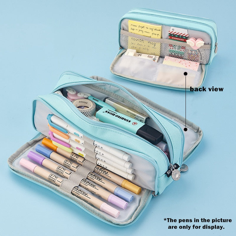 Large Creative Pencil Case for Kids - Perfect for School Supplies and Stationery Storage