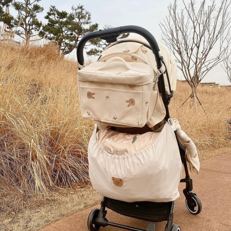 Portable Drawstring Baby Bag